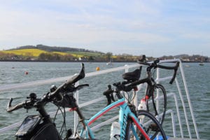 Two Bikes On The Starcross Exmouth Ferry