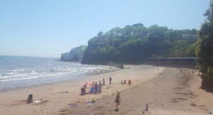 Coryton Cove Beach On A Sunny Day