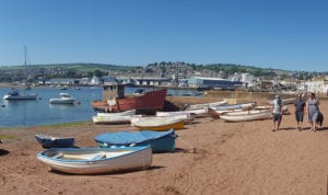 Teignmouth Back Beach And Sky