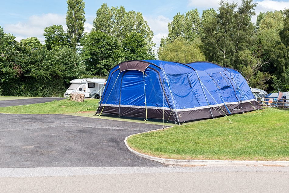 Accessible camping pitches in South Devon