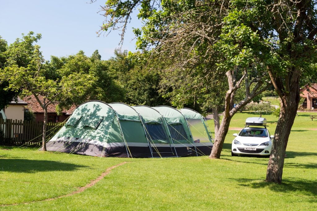 Cofton Holidays Devon Campsite Orchard Grass Pitch