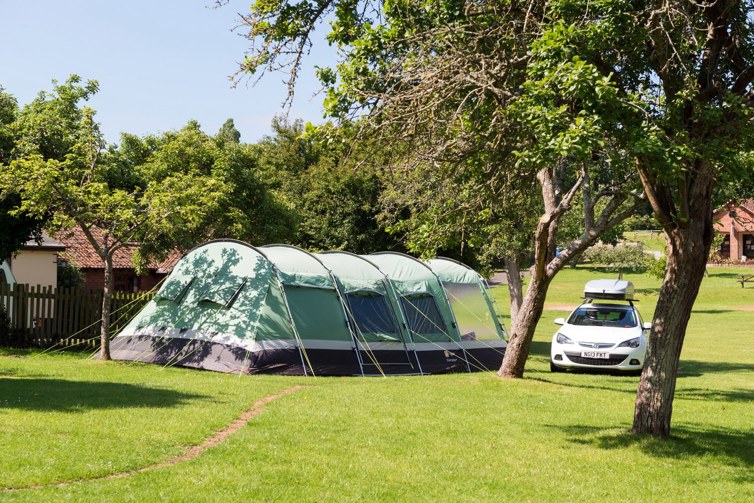 Cofton Holidays Devon Campsite Orchard Grass Pitch
