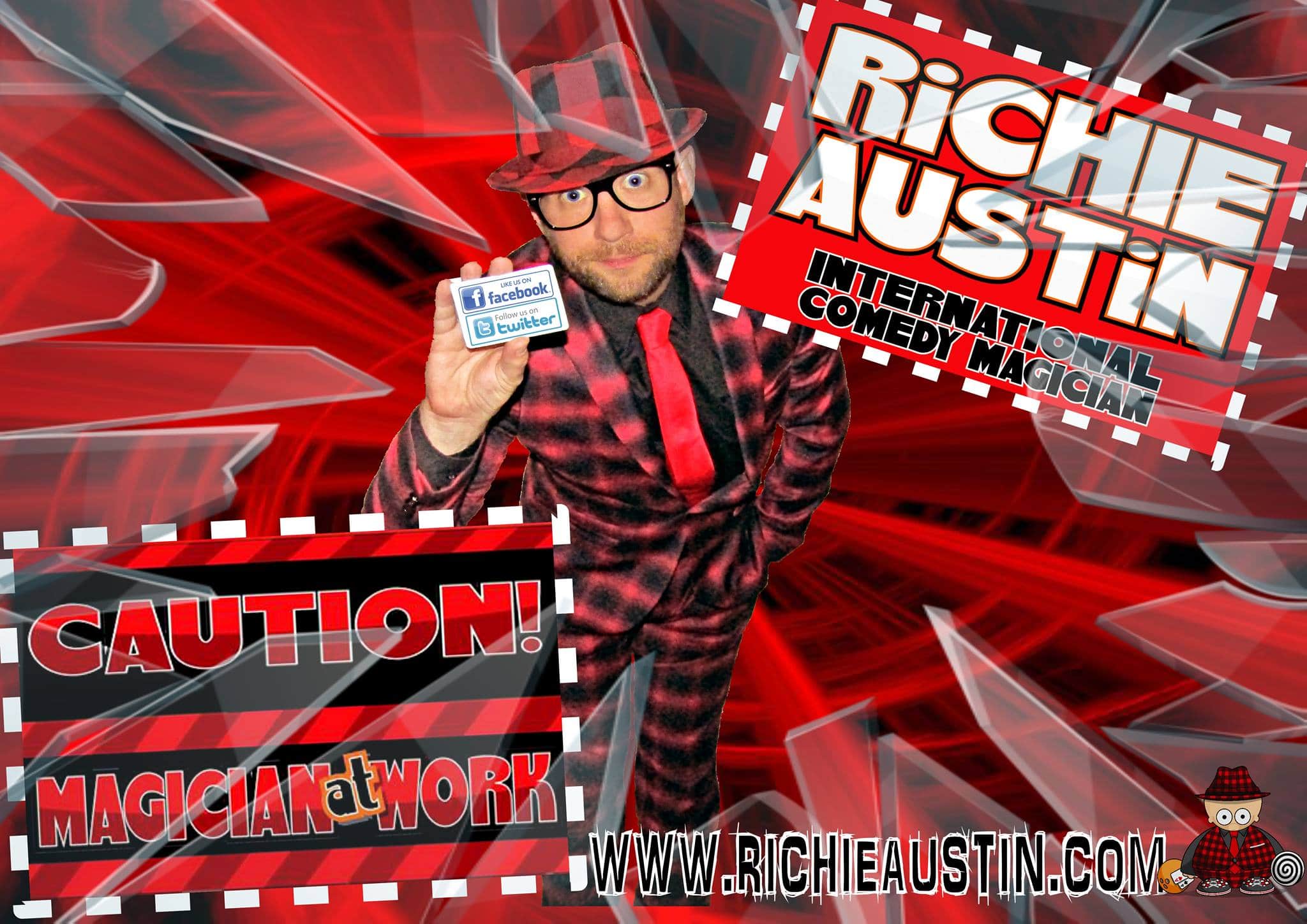 Comedy magician Richie Austin